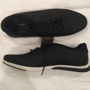 Zara Man Black Dressy Athletic Shoes NWT